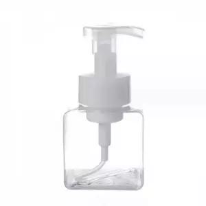 사각 투명 버블 공병 디스펜서 펌프 용기 250ml 450ml