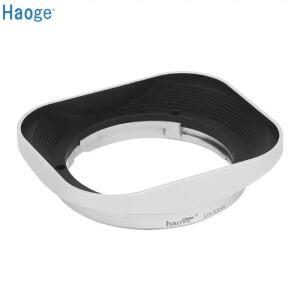 Haoge LH-X35S 사각 금속 렌즈 후드 쉐이드 XF35mmF2 XF f/2 R 및 실버