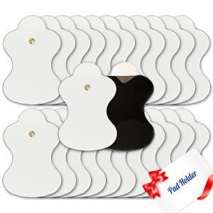 (24PCS) Omron TENS 유닛 교체 패드 재사용 가능 패드(Omron 브랜드 제외)와 호환되는 12쌍