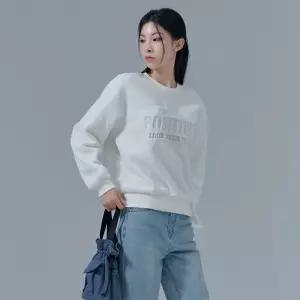 [체이스컬트] [2color] W 테리 자수 맨투맨