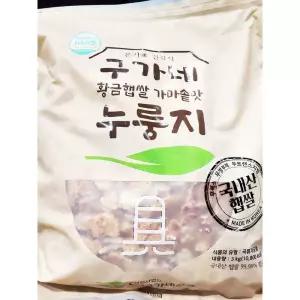 누룽지(쌀 구가네 3K) 누룽지 냉동식품