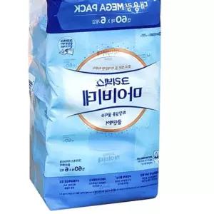 크리넥스 마이비데 클린케어 화장실용 물티슈 60매 x 6팩 haF687F 대용량 엠보싱
