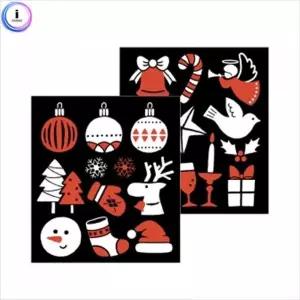 c26 디자인스티커 해피데이 현관문스티커 반짝이 X-MAS(2매) GS-5704