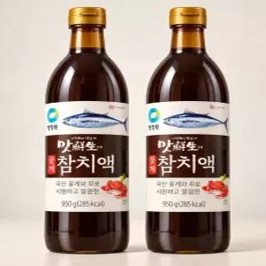 맛선생 꽃게 참치액 950g 2개