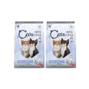 T캐츠랑 고양이사료 키튼주니어 8kg 2개