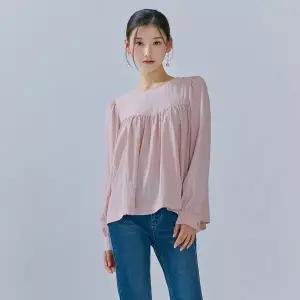 [하프클럽/체이스컬트]여자 셔링 블라우스