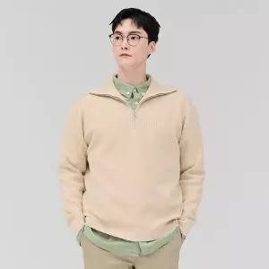 [하프클럽/체이스컬트]M 반집업 스웨터