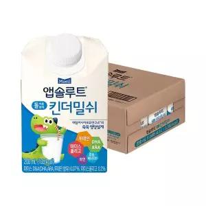 [하프클럽/매일유업]앱솔루트 킨더밀쉬 200ml 24팩 (돌이후부터)