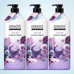 케라시스 퍼퓸 샴푸 바이올렛 로즈향 대용량 1000ml 3개