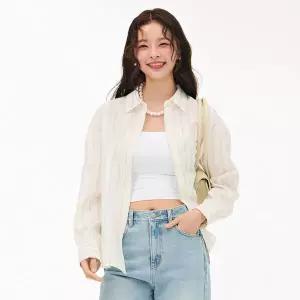 [하프클럽/체이스컬트]W 스트라이프 셔츠