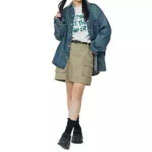 [소이] 세이브존07 벨트장식카고스커트 25F5881 (S40363727)