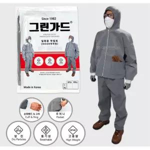 일회용작업복 도색 페인트작업 부직포원단 자동차정비복 피스복 크린복