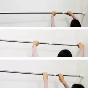 스테인레스 강력 압축봉 130cm 300cm 길이조절 커튼봉