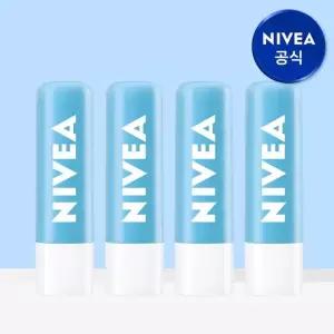 니베아 립케어 모이스춰 4.8g 4개