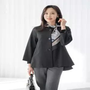 [마담4060]엄마옷 마담4060 (110size)(3color) 데일리 여성 노카라플레어자켓 -RHJK2401001-
