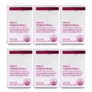 [에스더포뮬러] 에스더포뮬러 여에스더 어린콜라겐 레티놀A 820mg x 42정 X 6박스 I