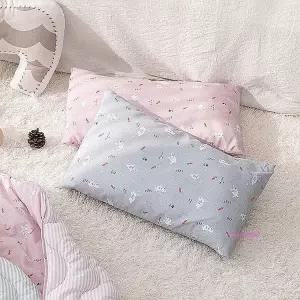 아기 뱀부베개 무지퍼 베개솜포함 30x50cm 유아 봉제 베개커버 신생아 베이비rst853