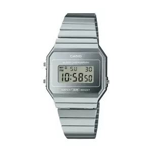 카시오 A700WEV-7A 정품 공용 사각 메탈 손목 시계
