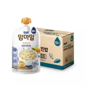 맘마밀 안심밥상 닭백숙 찹쌀진밥 140g 10팩