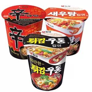 [NS홈쇼핑]신라면컵 6입 + 새우탕컵 6입 + 튀김우동컵 6입e[35936140]