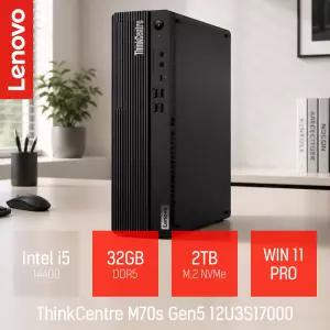 ⓒ 레노버 씽크센터 M70s Gen5 12U3S17000 i5-14400 32GB 2TB WIN11 / 사무용 웹서핑 고성능 데스크탑