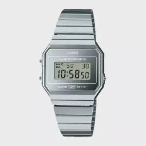 CASIO 카시오 A700WEV-7A 빈티지 클래식 슬림 실버 디지털시계