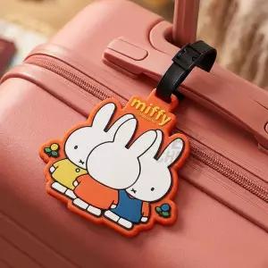 미피 프렌즈 러기지 네임택 오렌지캐러어소품 가방 키링 이름표
