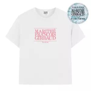 마리떼프랑소와저버 클래식로고 반팔티셔츠 MFG49SS 화이트/핑크
