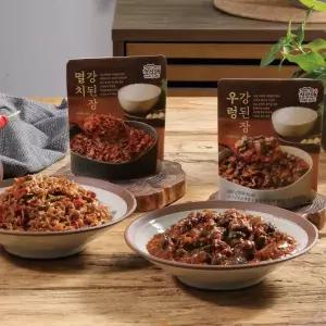 우리콩 우렁강된장 100g×6통+멸치강된장 100g×6통