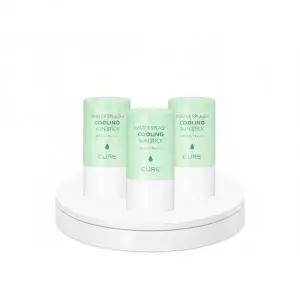 [4회연속] 김정문알로에 큐어 쿨링 선스틱 2입(23g + 23g) [얼음자차]