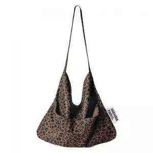 MASMARULEZ Rabbit eco bag_Grand leopard Deep brown