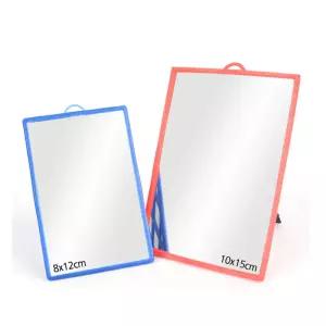 사각 휴대용 탁상 거울 10X15cm 10개 (랜덤) 벽거울