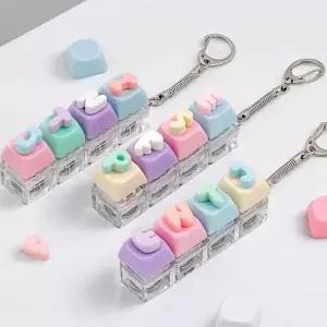 [제이큐]MBTI LED 키보드 키링 DIY 커스텀키링 조카선물 방꾸미기소품
