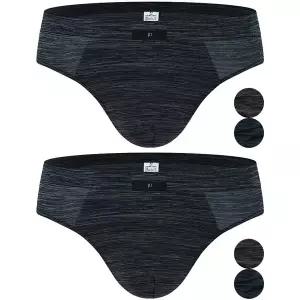 [제임스딘] 남성삼각팬티 스판삼각 브리프 3매+3매 세트 인밴드 컬러 남자속옷 선물