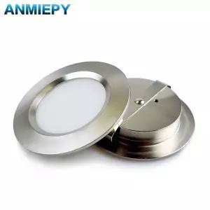 매립등 초박형 LED 스포트라이트 14mm 3W 5W 7W 12V 2 인치 매립형 천장 램프 D55mm 하우스 호텔 거실 미니