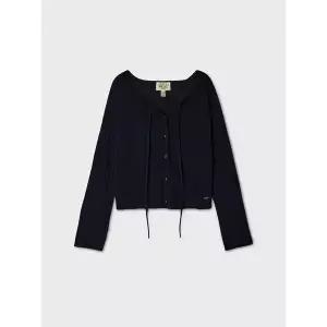[후아유](하남점)Ribbon Punching Skashi Cardigan WHCKG4925F