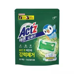 액츠 캡슐 세탁세제 컴팩트 딥클린 80입, 1개
