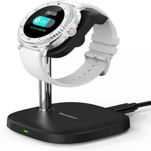 SwanScout 충전기 Stand for Samsung Galaxy Watch 8/7/6 8 Classic 2025 /7//FE/6/6 4/3/Active 505S