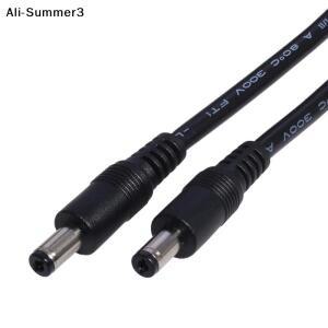 TG161pcs DC5521 - 케이블 코드 18AWG DC5.5mm x 2.1mm 수커넥터 전원 어댑터 어댑터 와이어 LED 조명 스피