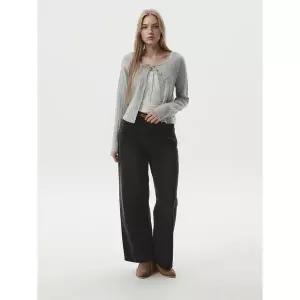 [후아유](센텀시티점)Ribbon Punching Skashi Cardigan / WHCKG4925F