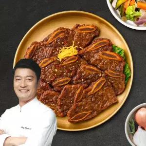 맛있는家 청오대 만찬 양념 LA갈비 1kg x 4팩 총 4kg