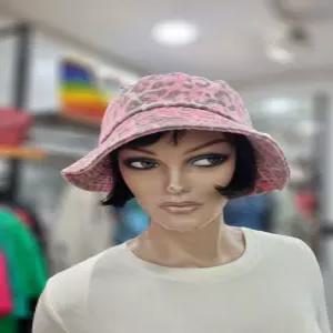 베네통/애플아울렛/레오파드 코튼 버킷햇/BCCP02541