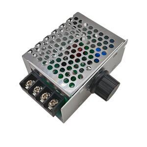 AC 전압 조정기 220V 전동 속도 컨트롤러 PWM 제어 SCR 4000W 스위치 포함