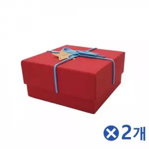 빨간색 선물상자 2개