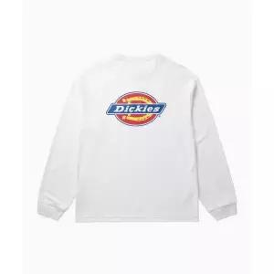DICKIES 백 트리 로고 롱슬리브 White