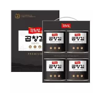 광천김 곱창김 캔김 4캔 선물세트