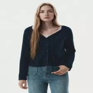 후아유 Ribbon Punching Skashi Cardigan WHCKG4925F