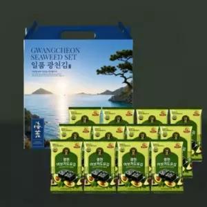 12봉 도시락김 김선물세트 광천김 추석 선물세트 식탁김 캔김 설날 명절 단체 답례품
