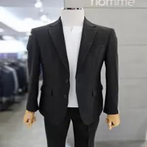 [성남점] 남자 봄 여름 정장 블랙 캐주얼 셋업 수트 WSA2JK08