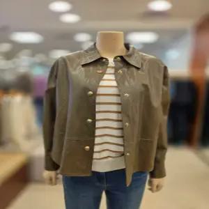 [BCBG]BCBG [올앤선드리] 레더 칼라 자켓 A5F8F110